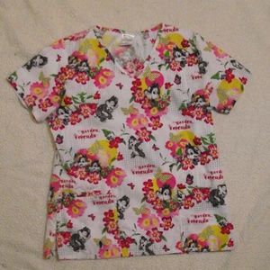 Disney Chip and Dale Scrub Top